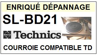 TECHNICS-SLBD21 SL-BD21-COURROIES-COMPATIBLES